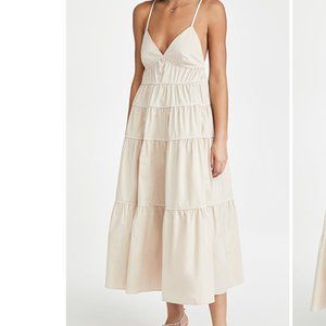STAUD Cleo Tiered Dress